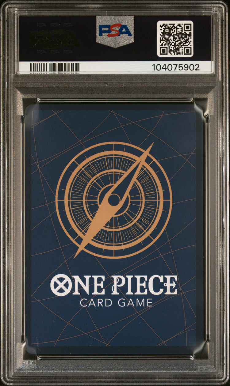 Graded 2024 One Piece PRB01 JP Japanese Monkey D. Luffy #055 Premium Booster Jolly Roger Foil Trading Card Game PSA 10 Gem Mint