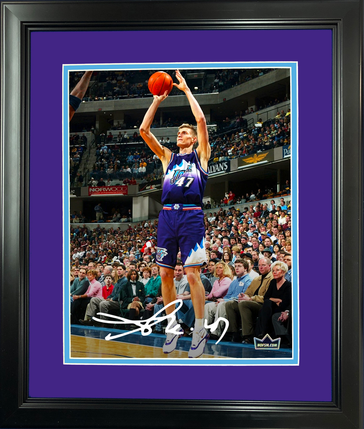 Framed Andrei Kirilenko Facsimile Laser Engraved Signature Auto 11"x14"Basketball Photo HOFSM Holo