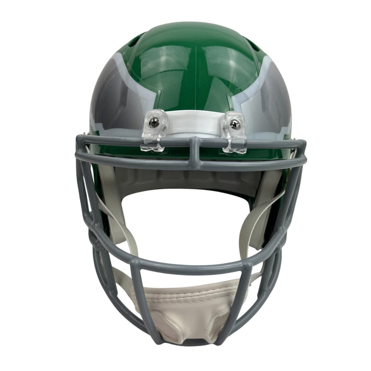 Autographed/Signed Jason Kelce Philadelphia Eagles Kelly Green Full Size Replica Football Helmet PSA/DNA COA