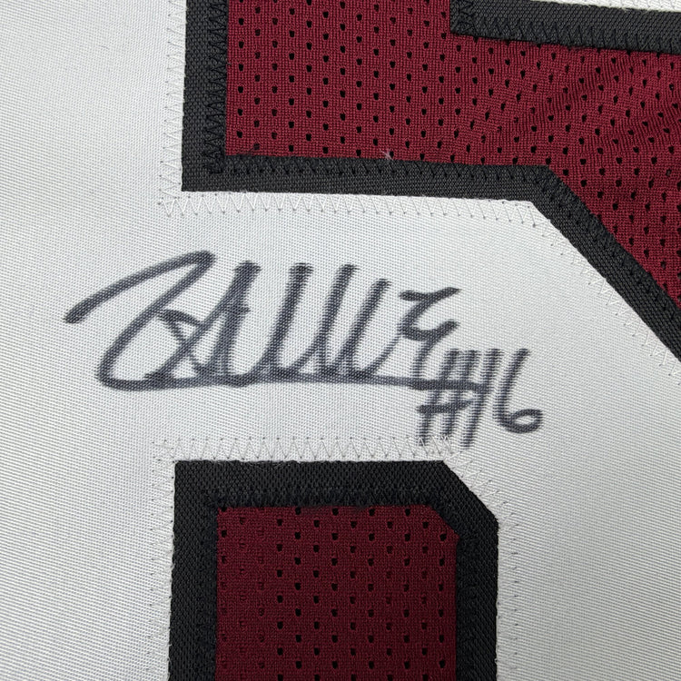 Autographed/Signed LaNorris Sellers South Carolina Maroon College Football Jersey JSA COA
