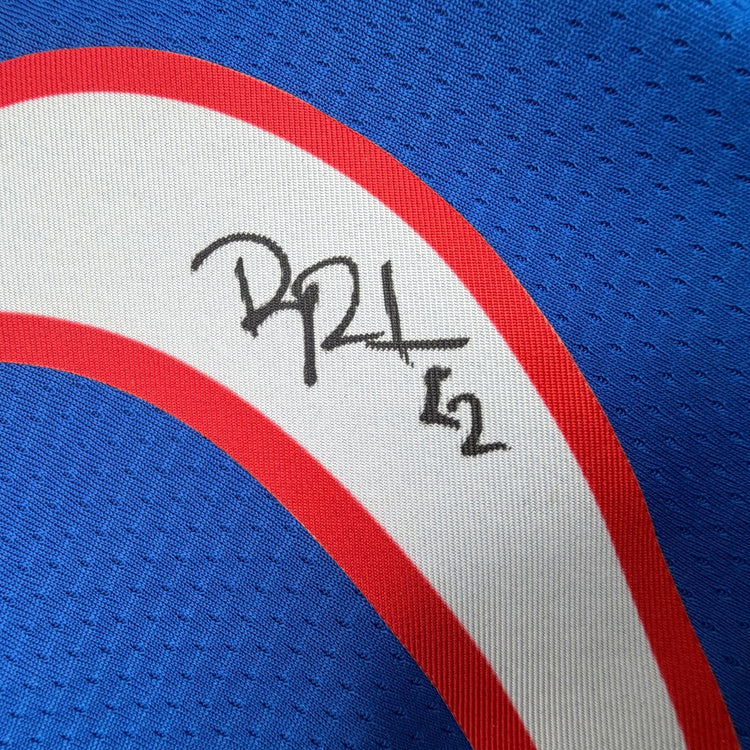 Autographed/Signed Darryn Peterson Kansas Blue College Basketball Jersey PSA/DNA COA
