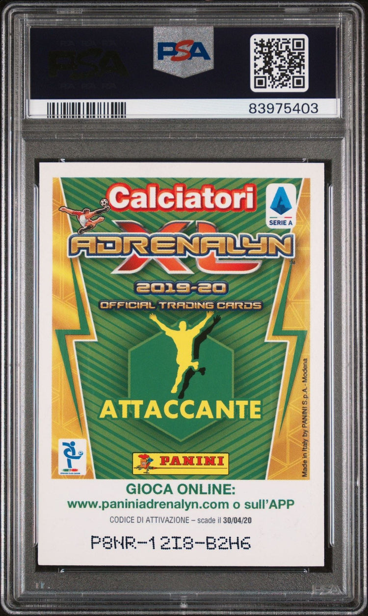 Graded 2019 Panini Calciatori Cristiano Ronaldo #464 Adrenalyn XL Soccer Card PSA 10 Gem Mint