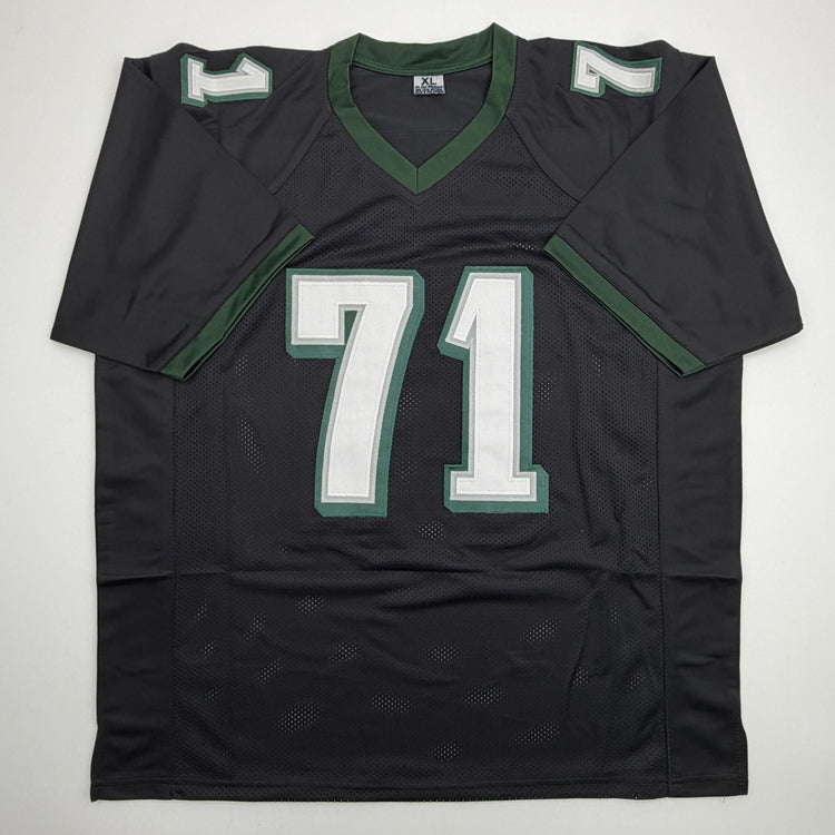 Autographed/Signed Jason Peters Philadelphia Black Football Jersey JSA COA