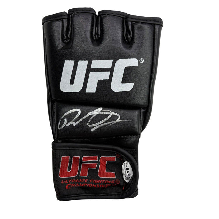 Autographed/Signed Demetrious Johnson Mighty Mouse UFC MMA Ultimate Fighting Black Glove JSA COA