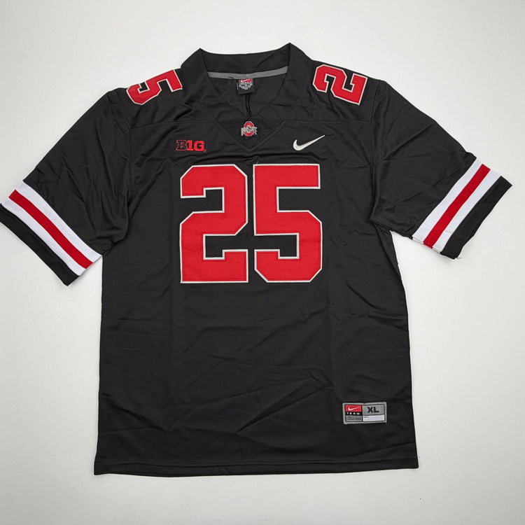 Autographed/Signed Lamar Bo Jackson Ohio State Black College Football Jersey Beckett BAS COA