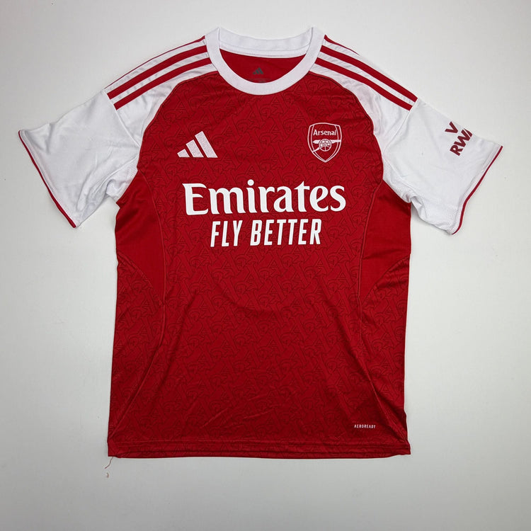 Autographed/Signed Gabriel Arsenal Red Soccer Futbol Jersey Beckett BAS COA