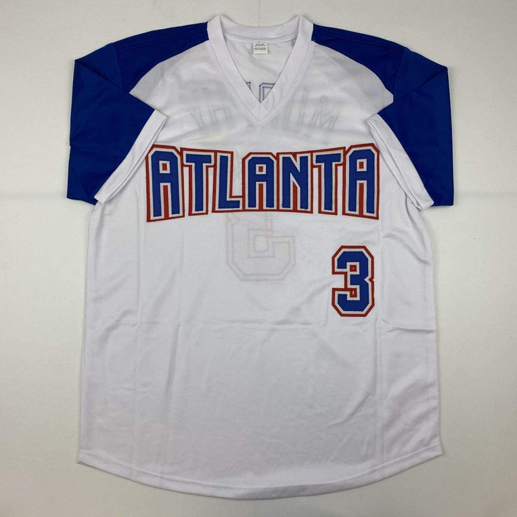 Autographed/Signed Dale Murphy Atlanta White Baseball Jersey PSA/DNA COA