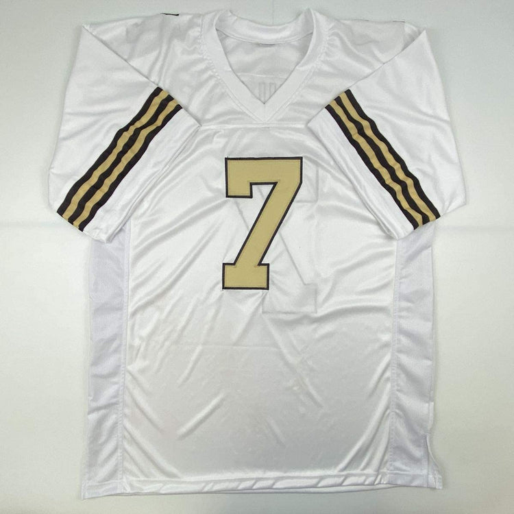 Autographed/Signed Taysom Hill New Orleans Color Rush Football Jersey Beckett BAS COA