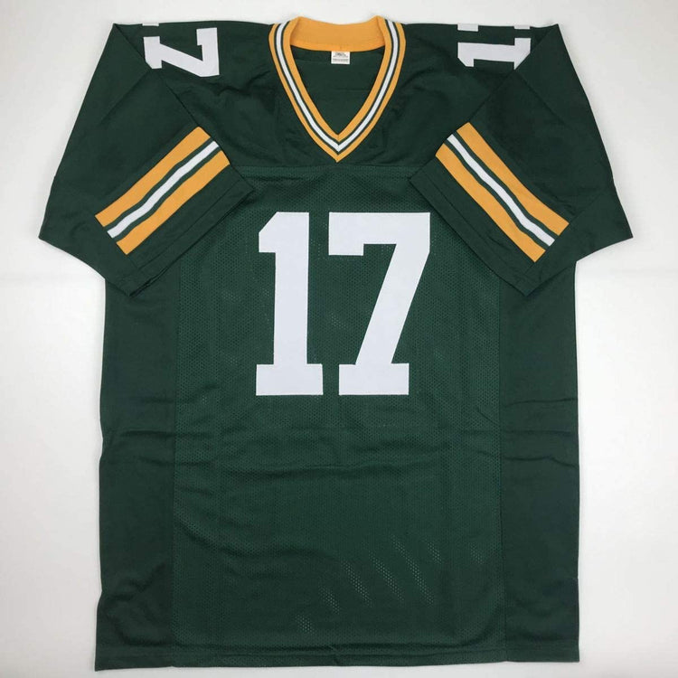 Autographed/Signed Davante Adams Green Bay Green Football Jersey JSA COA
