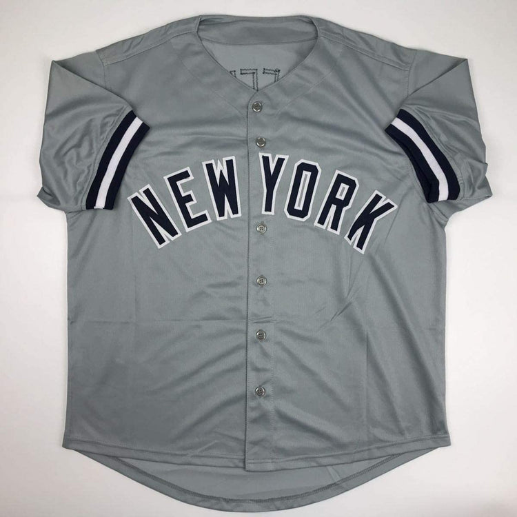 Autographed/Signed Gary Sheffield New York Grey Baseball Jersey JSA COA