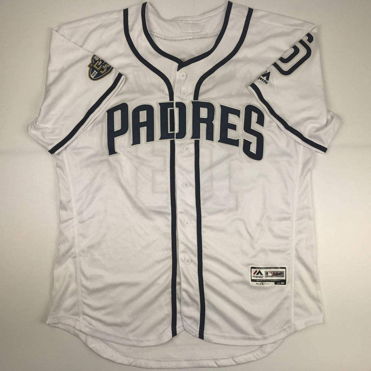 Autographed/Signed Manny Machado San Diego White Baseball Jersey PSA/DNA COA