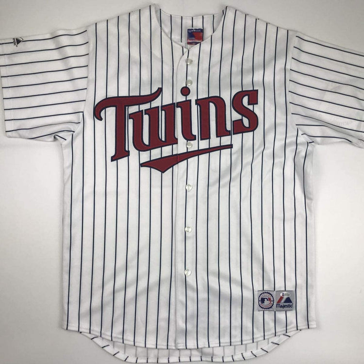 Autographed/Signed Johan Santana Minnesota Pinstripe Baseball Jersey Beckett BAS COA