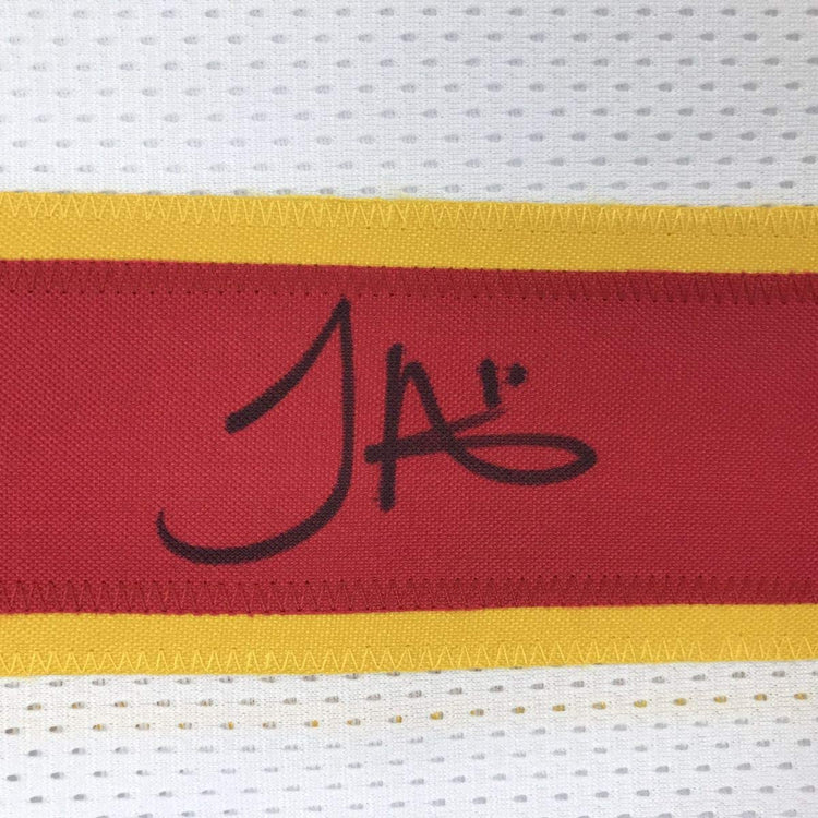 Autographed/Signed Tyreek Hill Kansas City White Football Jersey JSA COA