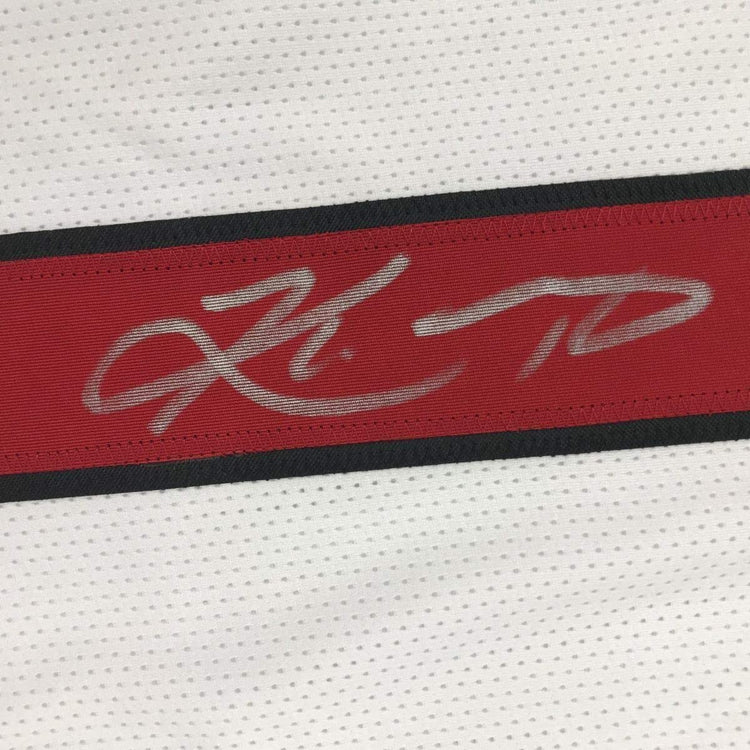 Framed Autographed/Signed Kyler Murray 33x42 Arizona White Football Jersey JSA COA