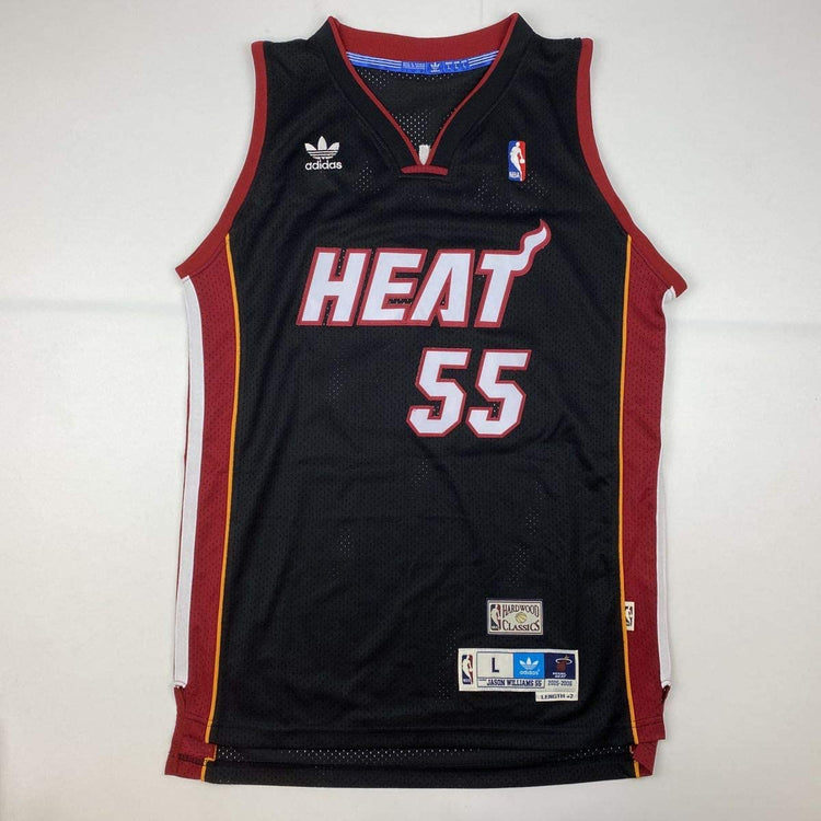 Autographed/Signed Jason Williams Miami Black Basketball Jersey PSA/DNA COA