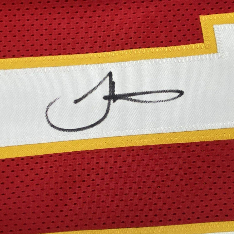 Autographed/Signed Tyreek Hill Kansas City Red Football Jersey JSA COA