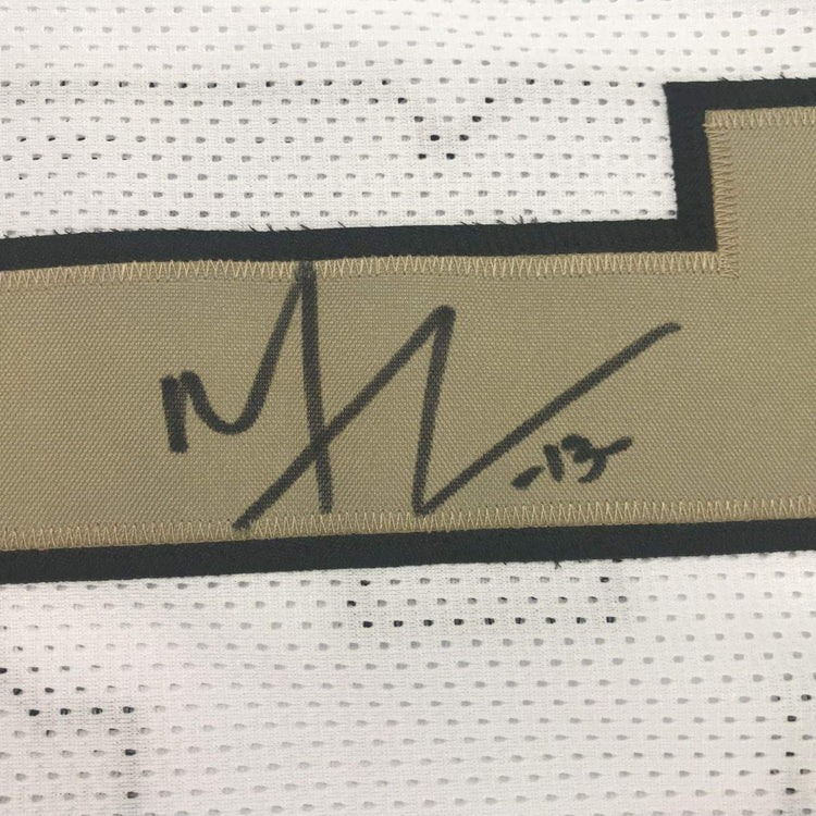 Framed Autographed/Signed Michael Thomas 33x42 New Orleans Color Rush Football Jersey Beckett BAS COA