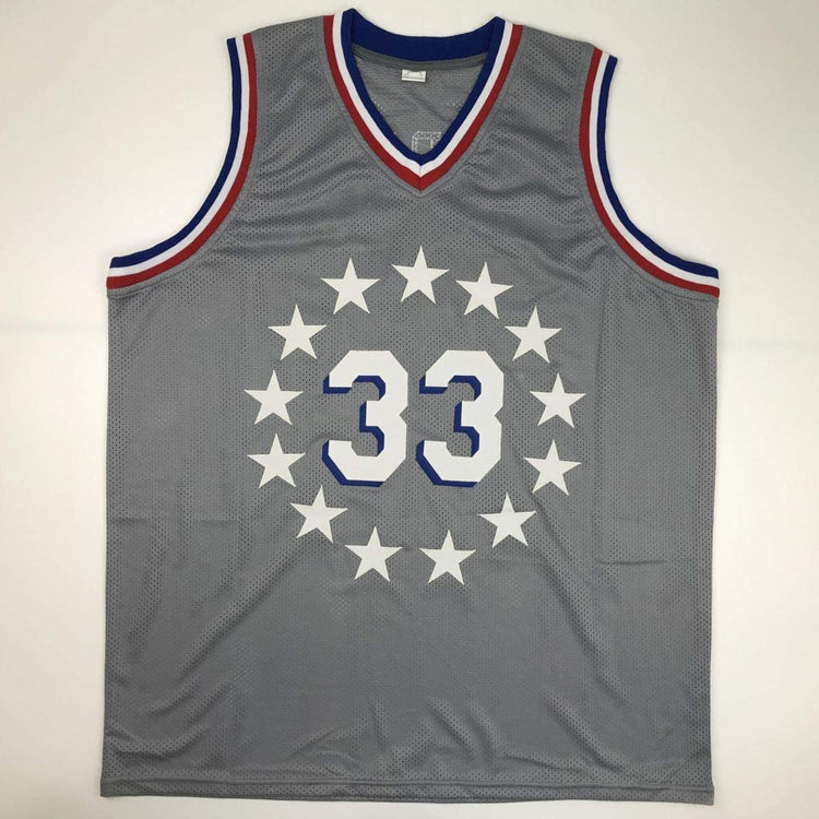 Autographed/Signed Tobias Harris Philadelphia Grey Basketball Jersey JSA COA
