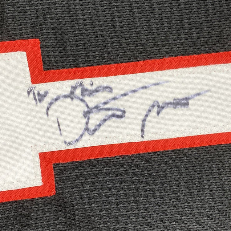 Autographed/Signed Dustin Poirier UFC MMA Black Ultimate Fighting Jersey Shirt PSA/DNA COA