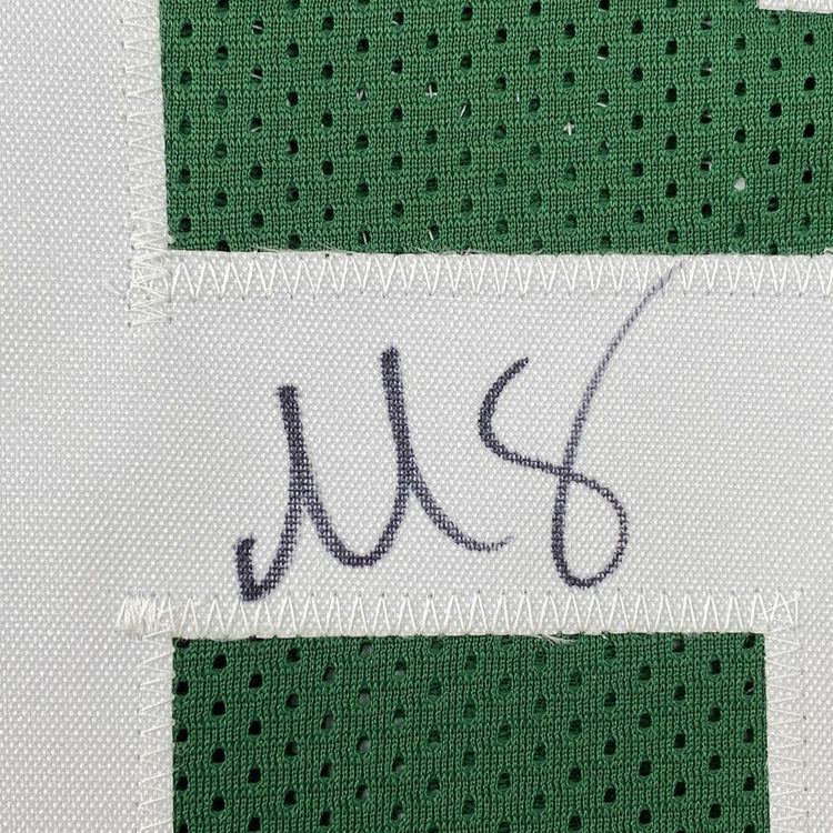 Autographed/Signed Marcus Smart Boston Green Basketball Jersey JSA COA