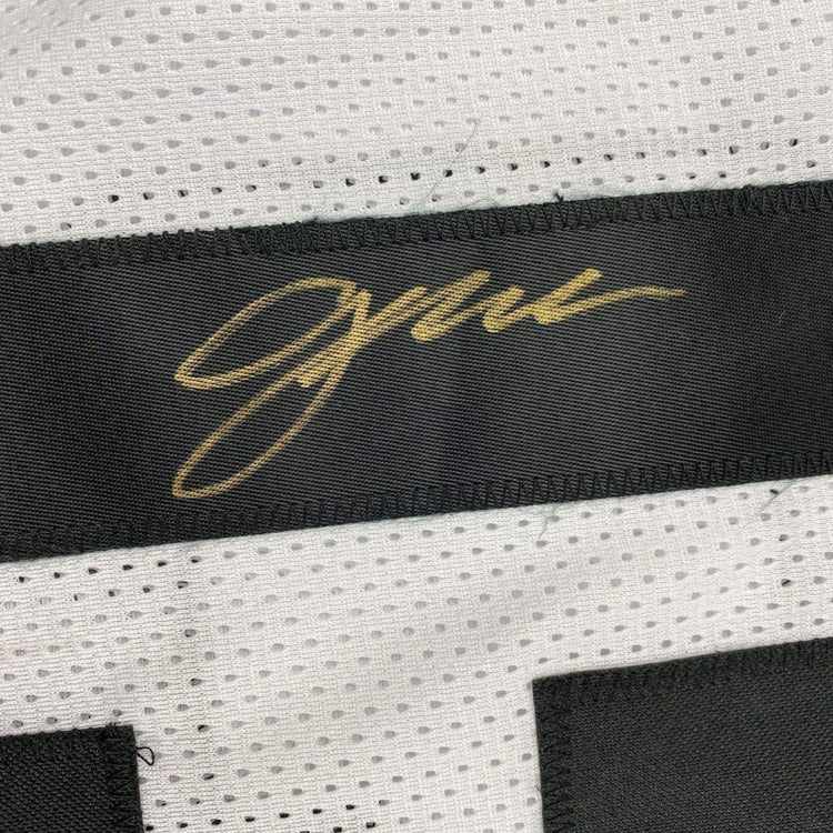 Framed Autographed/Signed Gardner Minshew II 33x42 Jacksonville White Football Jersey PSA/DNA COA
