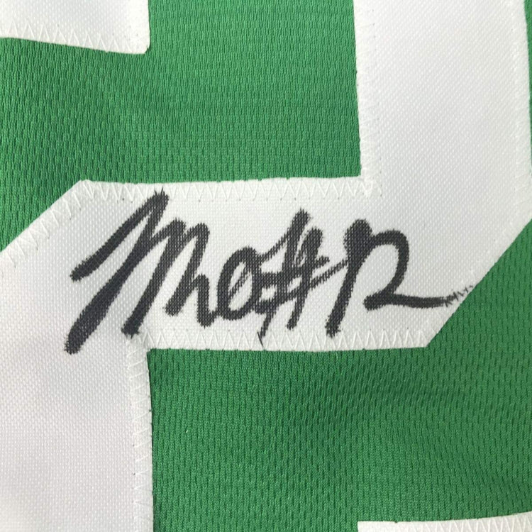 Framed Autographed/Signed Terry Rozier 33x42 Boston Green Basketball Jersey JSA COA