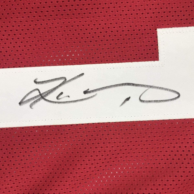 Framed Autographed/Signed Kyler Murray 33x42 Oklahoma Maroon College Football Jersey JSA COA