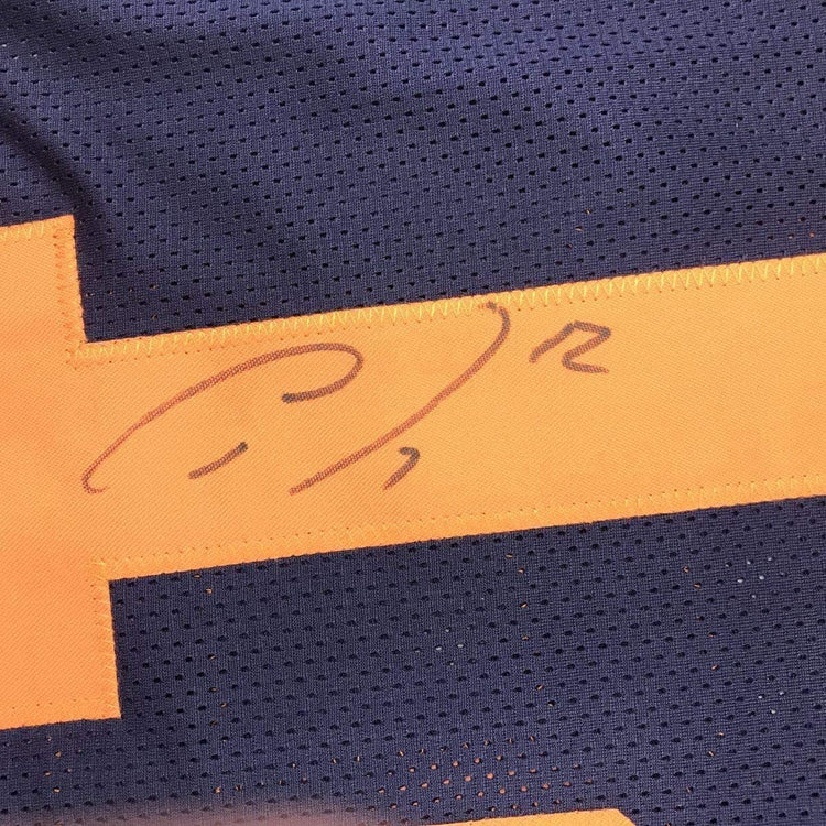 Framed Autographed/Signed Allen Robinson II 33x42 Chicago Blue Football Jersey Beckett BAS COA