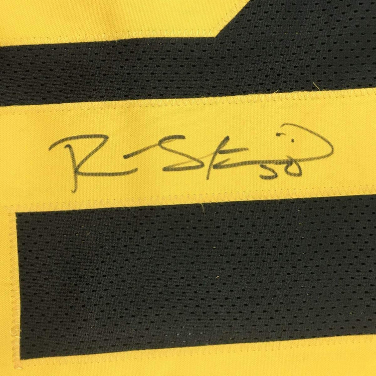 Framed Autographed/Signed Ryan Shazier 33x42 Pittsburgh Color Rush Football Jersey JSA COA