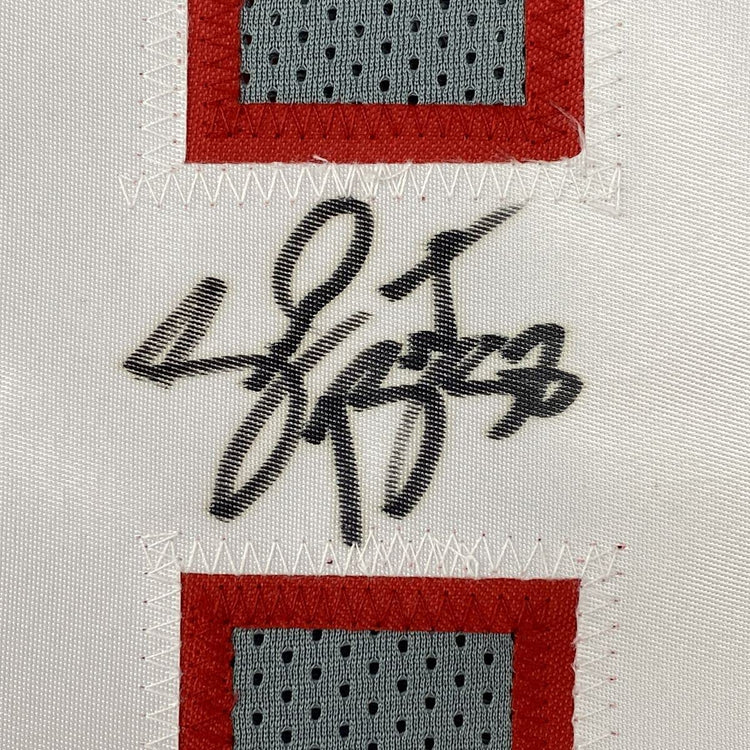 Autographed/Signed Shaquil Shaq Barrett Tampa Bay Pewter Grey Football Jersey PSA/DNA COA