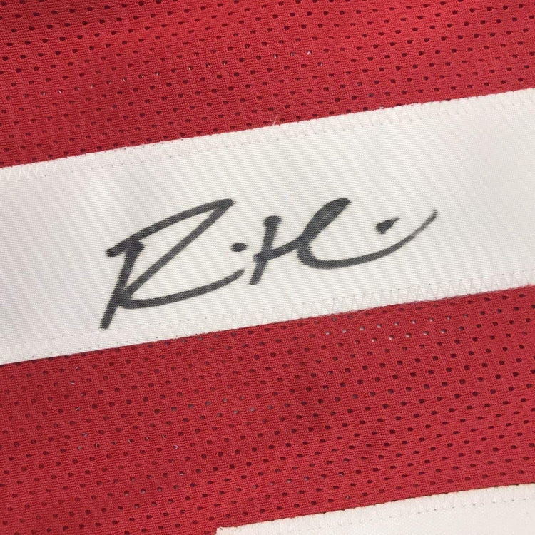 Framed Autographed/Signed Ronnie Harrison 33x42 Alabama Red College Football Jersey PSA/DNA COA