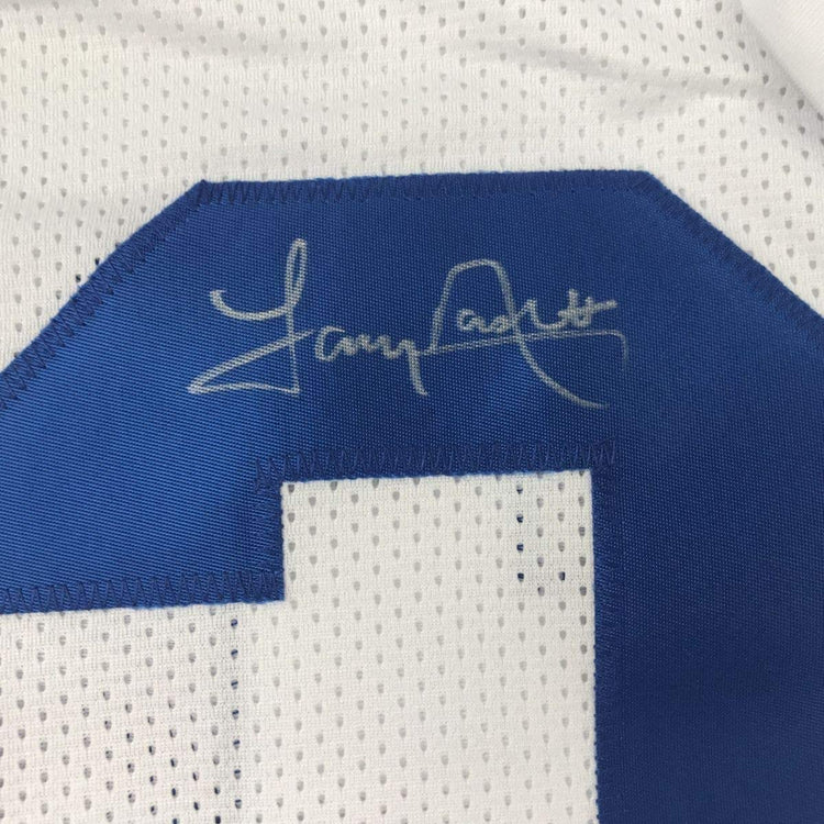 Framed Autographed/Signed Tony Dorsett 33x42 Dallas White Football Jersey Beckett BAS COA