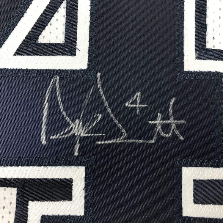 Framed Autographed/Signed Dak Prescott 33x42 Dallas Color Rush Football Jersey JSA COA