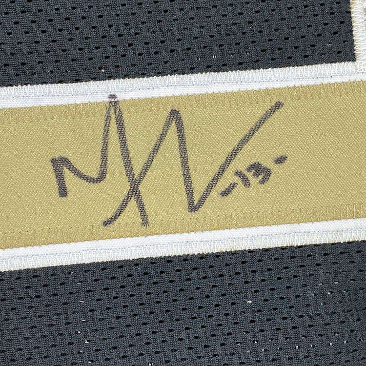 Autographed/Signed Michael Thomas New Orleans Black Football Jersey Beckett BAS COA