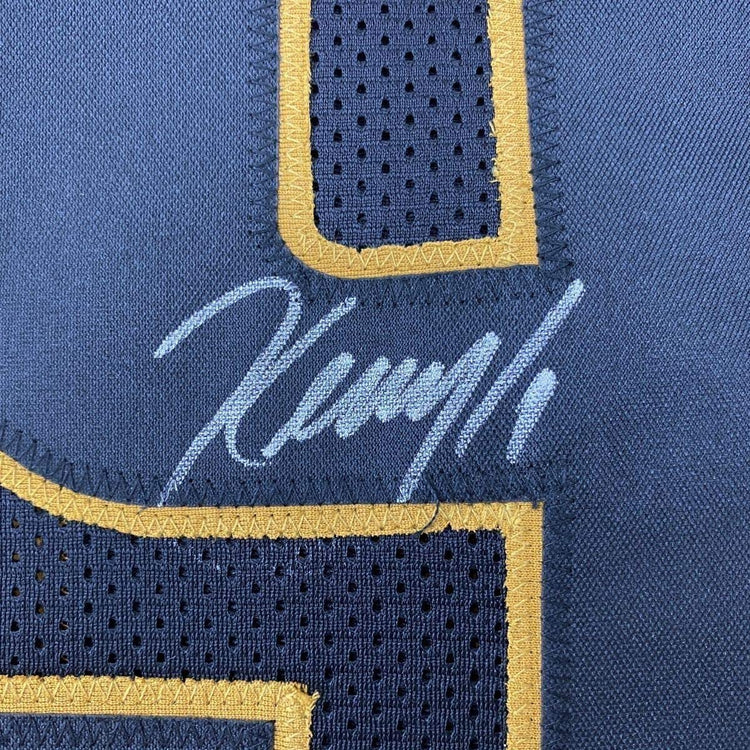 Framed Autographed/Signed Kenny Golladay 33x42 Detroit Black Football Jersey JSA COA #2