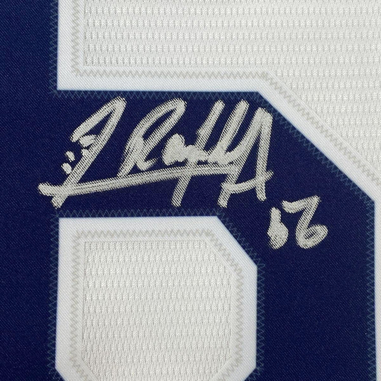 Framed Autographed/Signed Randy Arozarena 33x42 Tampa Bay Rays White Authentic Nike Baseball Jersey JSA COA