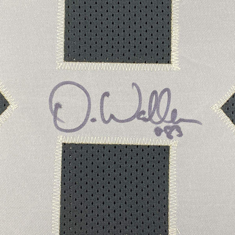Framed Autographed/Signed Darren Waller 33x42 Las Vegas Oakland Black Football Jersey Beckett BAS COA