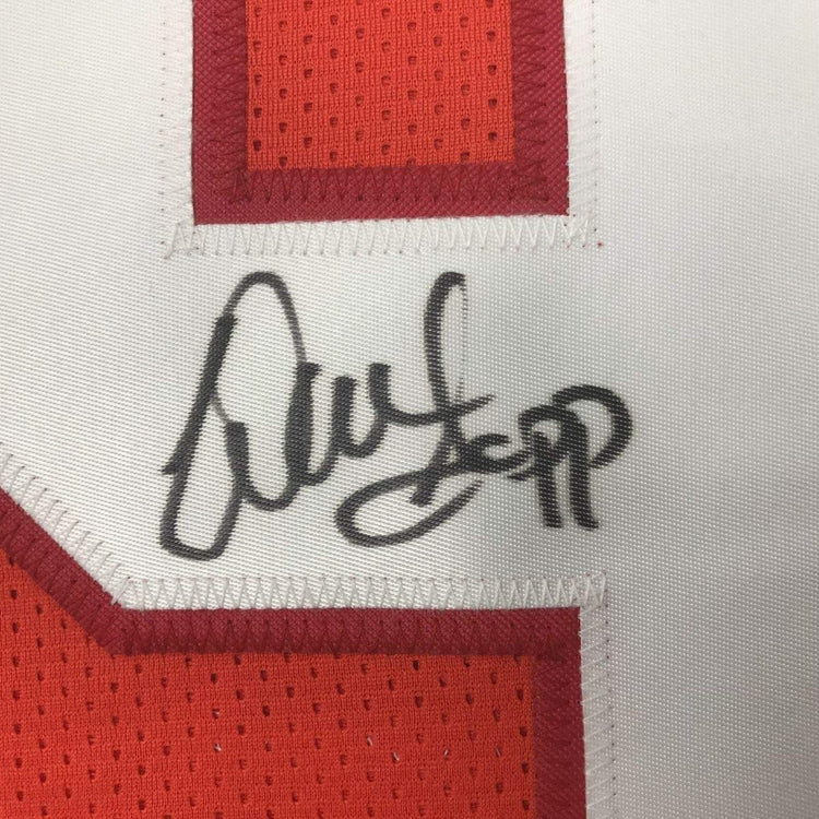 Framed Autographed/Signed Warren Sapp 33x42 Tampa Bay Orange Retro Football Jersey PSA/DNA COA