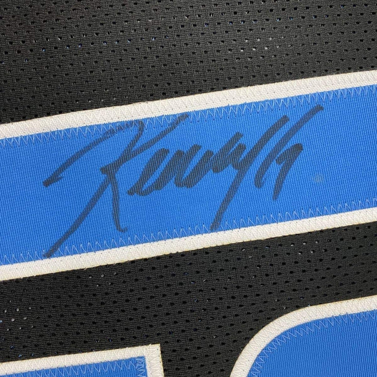 Framed Autographed/Signed Kenny Golladay 33x42 Detroit Black Football Jersey JSA COA