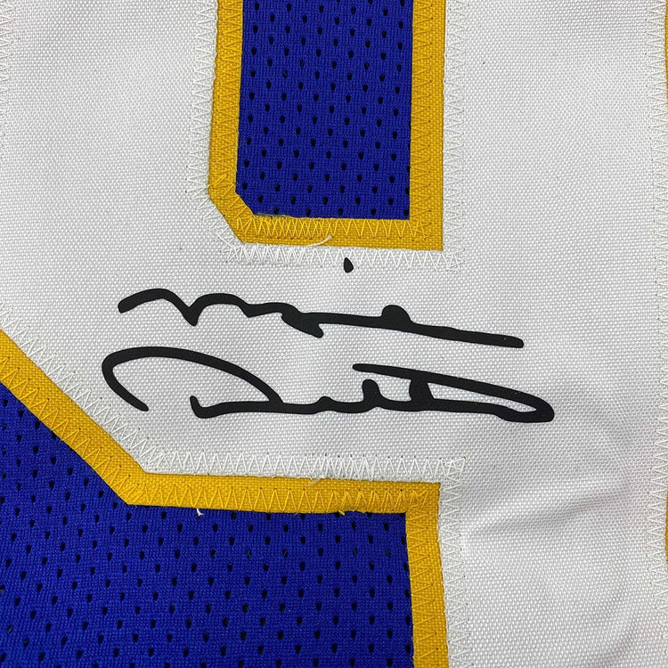 Framed Facsimile Autographed Mike Ditka 35x39 Pittsburgh Blue Reprint Laser Auto College Football Jersey