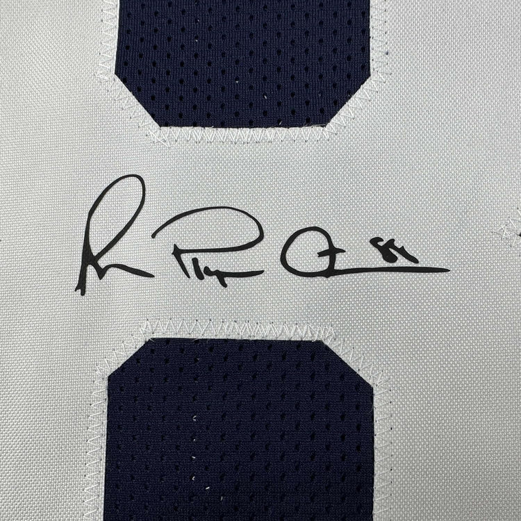 Framed Facsimile Autographed Michael Irvin 35x39 Dallas Thanksgiving Day Reprint Laser Auto Football Jersey