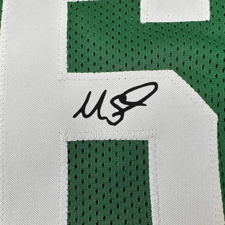 Framed Facsimile Autographed Marcus Smart 35x39 Boston Green Reprint Laser Auto Basketball Jersey