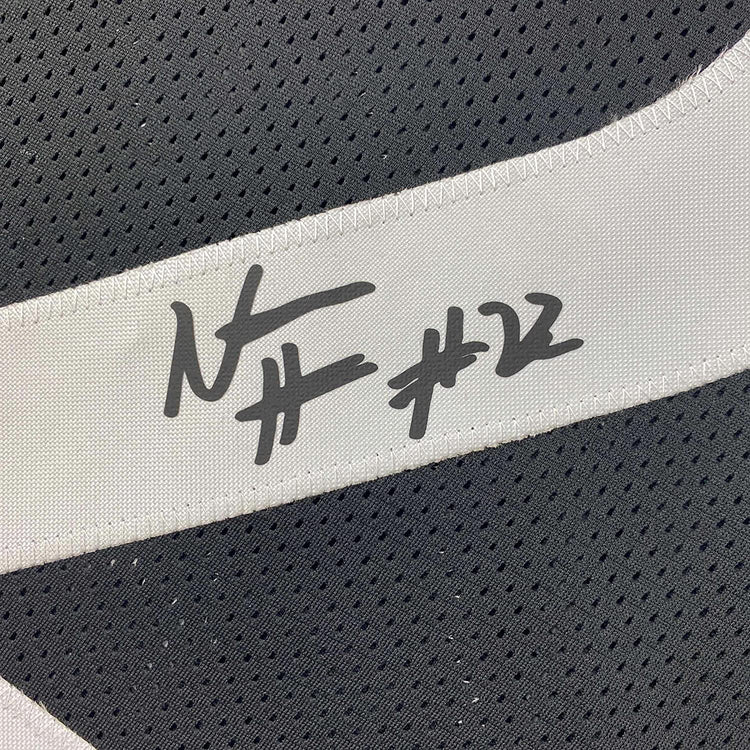Framed Facsimile Autographed Najee Harris 35x39 Pittsburgh Black Reprint Laser Auto Football Jersey