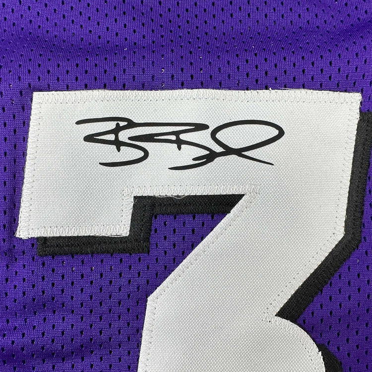 Framed Facsimile Autographed Bradley Beal 35x39 Phoenix Purple Reprint Laser Auto Basketball Jersey