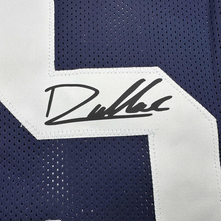 Framed Facsimile Autographed Drew Allar 35x39 Penn State Blue Reprint Laser Auto College Football Jersey