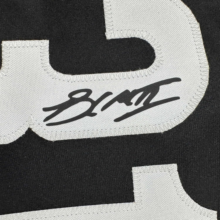 Framed Facsimile Autographed Cedric Mullins 35x39 Baltimore Black City Connect Reprint Laser Auto Baseball Jersey