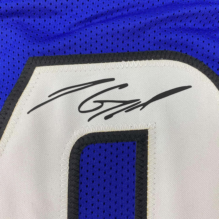 Framed Facsimile Autographed Jimmy Garoppolo 35x39 Eastern Illinois Blue Reprint Laser Auto College Football Jersey