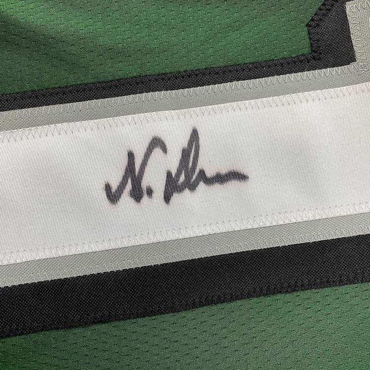 Framed Autographed/Signed Nakobe Dean 35x39 Philadelphia Green Football Jersey JSA COA
