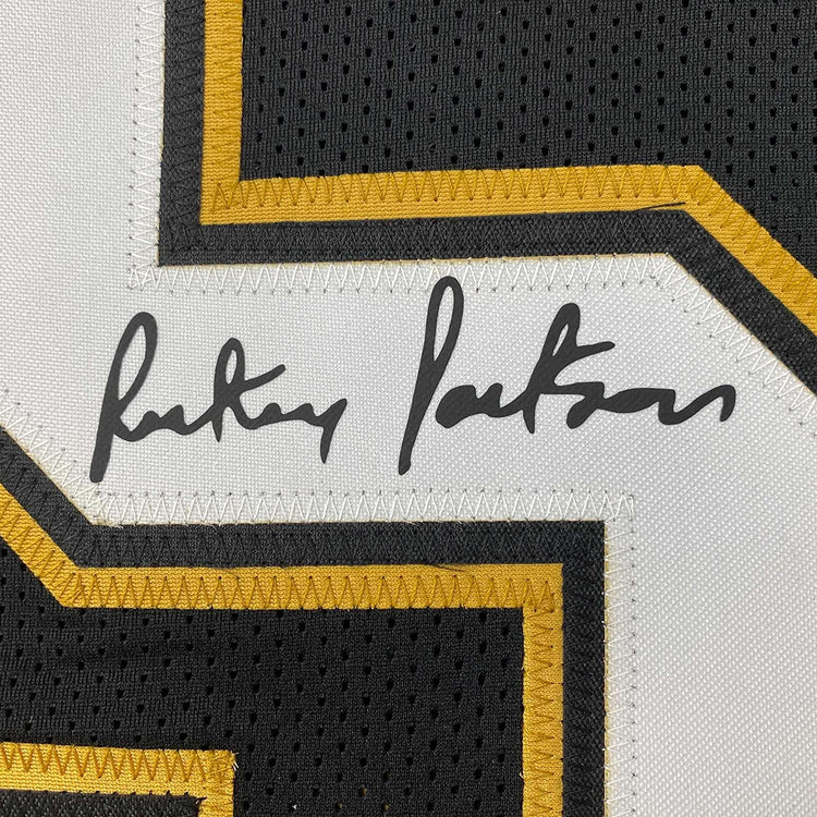 Framed Facsimile Autographed Rickey Jackson 35x39 New Orleans Black Reprint Laser Auto Football Jersey