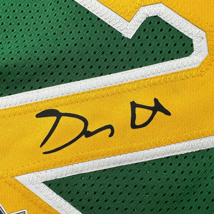 Framed Facsimile Autographed Gary Payton 35x39 Seattle Rookie Green Reprint Laser Auto Basketball Jersey